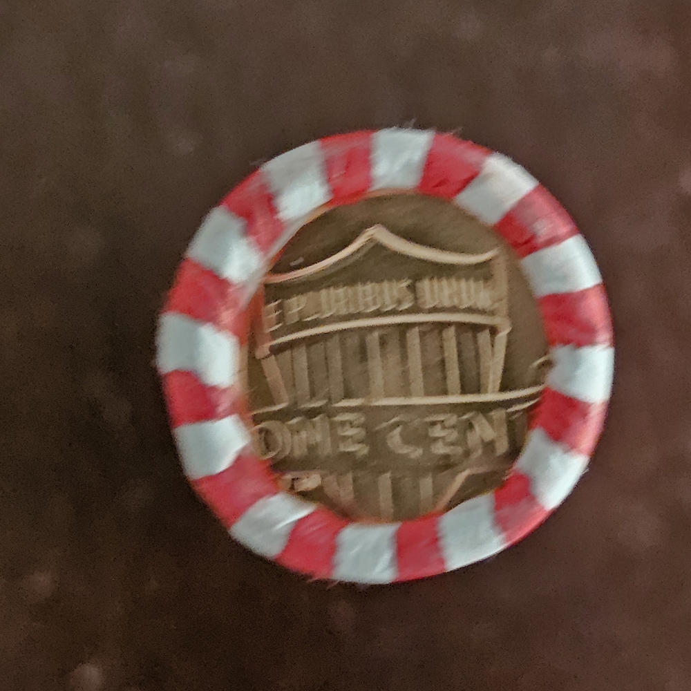 2025 Penny Roll with Red and White Wrapper - Picture 2 of 2
